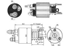 Elektromagnetický spínač, startér MAGNETI MARELLI 940113050473