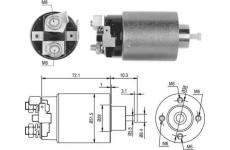 Elektromagnetický spínač pre żtartér MAGNETI MARELLI 940113050476