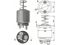 Elektromagnetický spínač pre żtartér MAGNETI MARELLI 940113050486