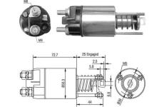 Elektromagnetický spínač, startér MAGNETI MARELLI 940113050528