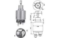 Elektromagnetický spínač pre żtartér MAGNETI MARELLI 940113050537