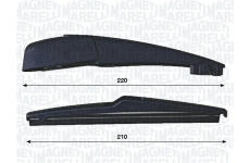 Stěrač-sada, čiżtění oken MAGNETI MARELLI 000723180444