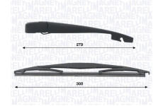 Stěrač-sada, čištění oken MAGNETI MARELLI 000723180474