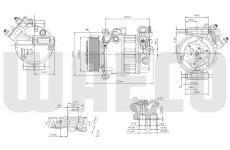 Kompresor, klimatizace WAECO 8880100613