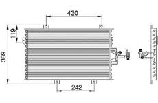 Kondenzátor, klimatizace WAECO 8880400116