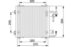 Kondenzátor, klimatizace WAECO 8880400142