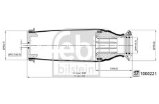 Mech, zaveseni kabiny FEBI BILSTEIN 1000221