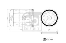 Palivový filter FEBI BILSTEIN 1000792