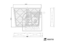 Vzduchový filter FEBI BILSTEIN 1000793