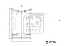 Palivový filtr FEBI BILSTEIN 1000794