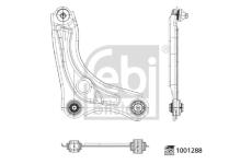 Řídicí páka, zavěšení kol FEBI BILSTEIN 1001288