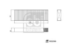 Súprava filtrov, vzduch vnútorného priestoru FEBI BILSTEIN 1002066
