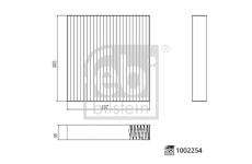 Filter vnútorného priestoru FEBI BILSTEIN 1002254
