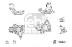 Čep nápravy, zavěšení kol FEBI BILSTEIN 1002626
