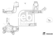 Čep nápravy, zavěšení kol FEBI BILSTEIN 1002638