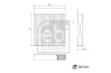 Filtr, vzduch v interiéru FEBI BILSTEIN 1007624