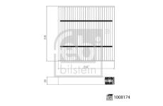 Filtr, vzduch v interiéru FEBI BILSTEIN 1008174