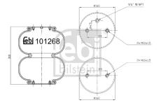 Mech, pneumaticke odpruzeni FEBI BILSTEIN 101268