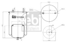 Mech, pneumaticke odpruzeni FEBI BILSTEIN 101284