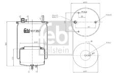 Mech pneumatického prużenia FEBI BILSTEIN 101357