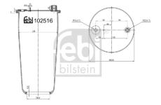 Mech, pneumaticke odpruzeni FEBI BILSTEIN 102516