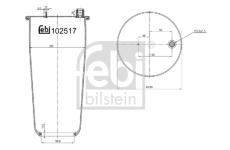 Mech, pneumaticke odpruzeni FEBI BILSTEIN 102517