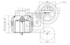 Mech, pneumaticke odpruzeni FEBI BILSTEIN 102551