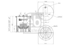 Mech, pneumaticke odpruzeni FEBI BILSTEIN 102721