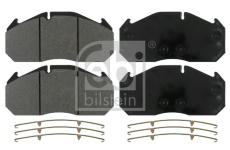 Sada brzdových destiček, kotoučová brzda FEBI BILSTEIN 10635