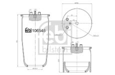 Mech, pneumaticke odpruzeni FEBI BILSTEIN 106548