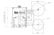 Mech pneumatického prużenia FEBI BILSTEIN 106770