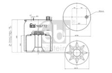 Mech, pneumaticke odpruzeni FEBI BILSTEIN 106772