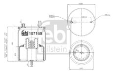 Mech pneumatického prużenia FEBI BILSTEIN 107169