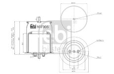 Mech, pneumaticke odpruzeni FEBI BILSTEIN 107305