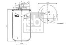 Mech, pneumaticke odpruzeni FEBI BILSTEIN 107810