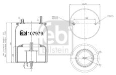 Mech, pneumatické odpružení FEBI BILSTEIN 107979