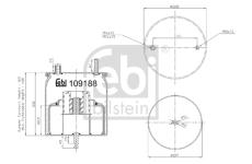 Mech, pneumatické odpružení FEBI BILSTEIN 109188