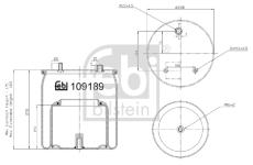 Mech, pneumaticke odpruzeni FEBI BILSTEIN 109189