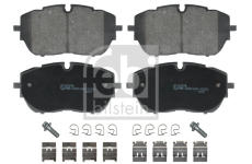 Sada brzdových destiček, kotoučová brzda FEBI BILSTEIN 116342