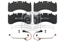 Sada brzdových platničiek kotúčovej brzdy FEBI BILSTEIN 16780