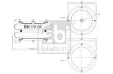 Mech, pneumaticke odpruzeni FEBI BILSTEIN 170120