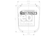 Mech, pneumaticke odpruzeni FEBI BILSTEIN 170523