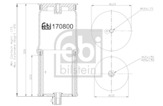 Mech, pneumaticke odpruzeni FEBI BILSTEIN 170800