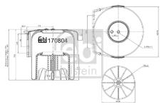 Mech, pneumatické odpružení FEBI BILSTEIN 170804