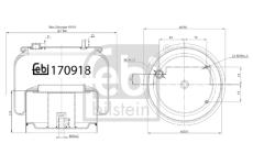 Mech, pneumaticke odpruzeni FEBI BILSTEIN 170918