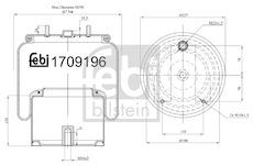 Mech, pneumaticke odpruzeni FEBI BILSTEIN 170919