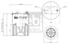 Mech, pneumatické odpružení FEBI BILSTEIN 171376