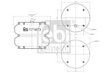 Mech, pneumaticke odpruzeni FEBI BILSTEIN 171473