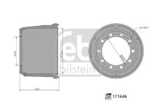 Brzdový buben FEBI BILSTEIN 171646