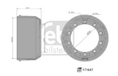 Brzdový buben FEBI BILSTEIN 171647